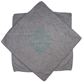 China Custom Microfiber hair turban Quick Dry Towel Supplier Bespoke Grey Hair Salon Quick Dry Towel hat factory Bathroom Hair Dry Towel wrap producer for Greece Finland